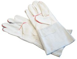 Schweißerhandschuhe Lederhandschuhe mit Langschaft Gr. 9